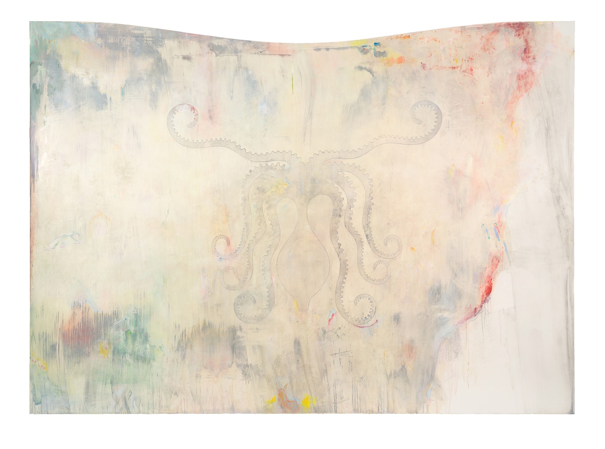 Sophie Reinhold, o.T. (old Thought), 2018oil on marble powder on canvas278 x 200 cm